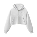 CEEPOINT CROP HOODIE (IVORY)