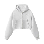 CEEPOINT CROP HOODIE (IVORY)