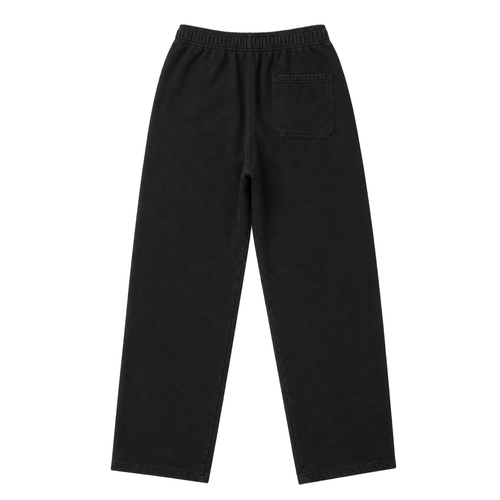 CEEPOINT RETRO WASHED SWEATPANTS (BLACK)