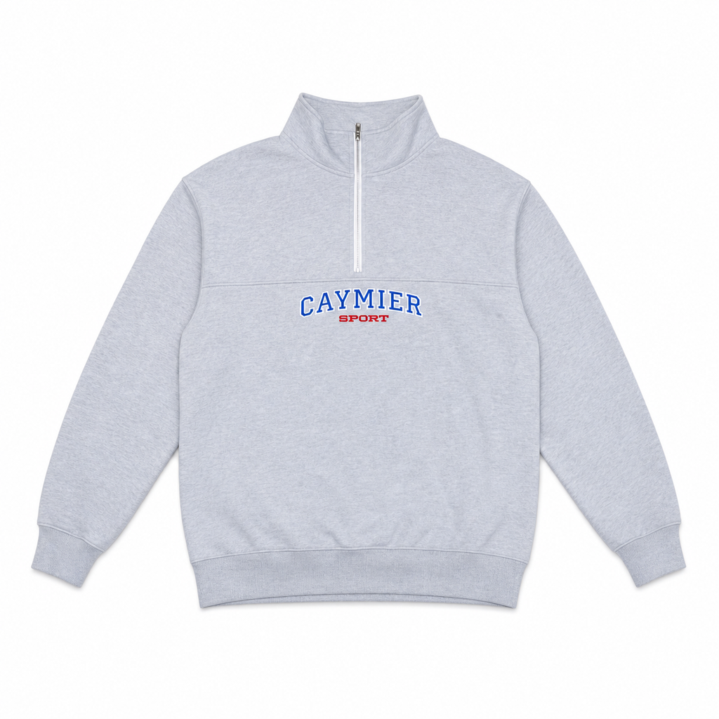 CAYMIER SPORTS QUARTER ZIP (GRAY)