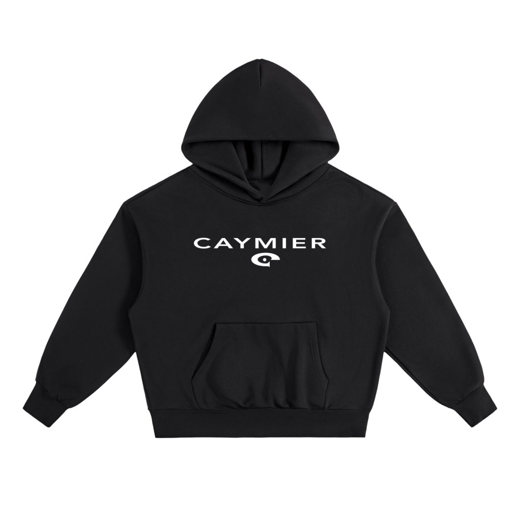 OVERSIZED PULLOVER HOODIE (BLACK)