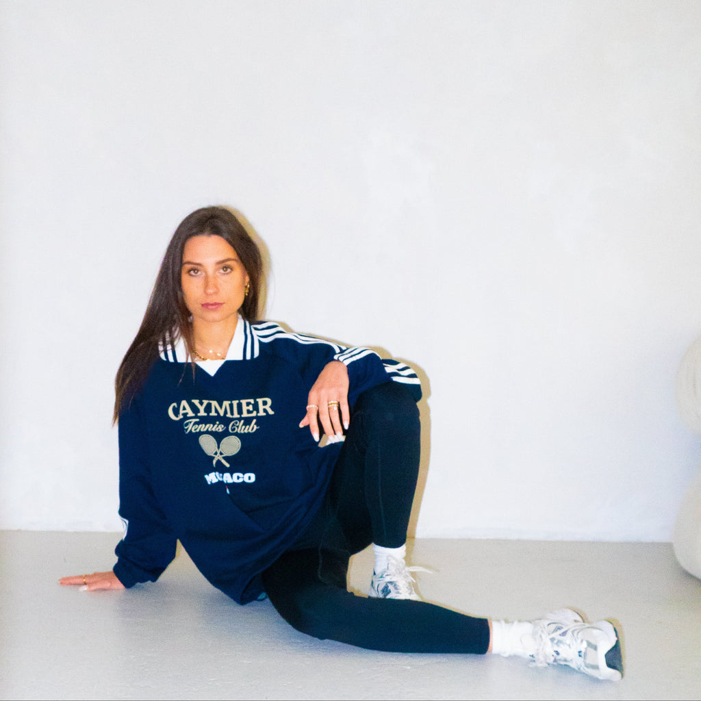 TENNIS CLUB RUGBY SWEATSHIRT (NAVY)