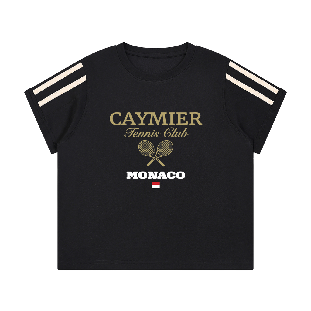 TENNIS CLUB VARSITY SHIRT MONACO EDITION (BLACK)