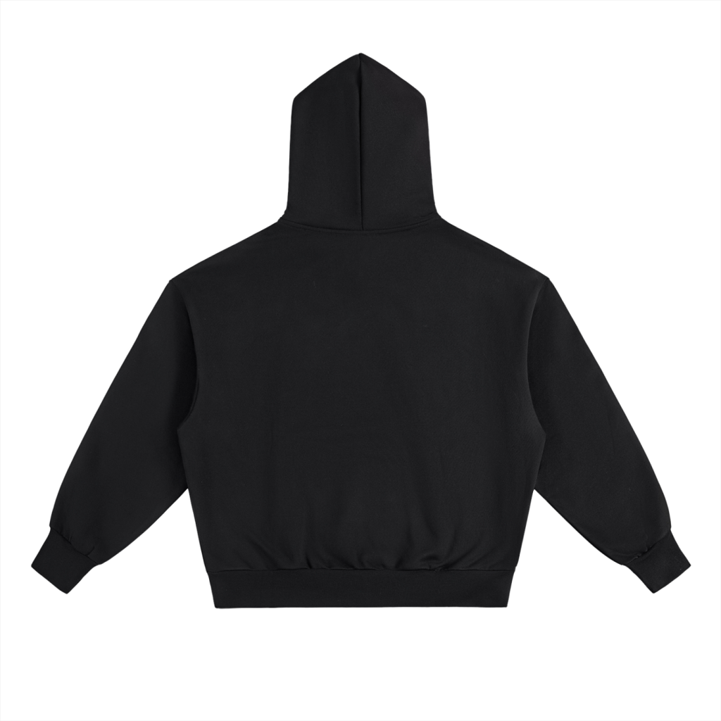 OVERSIZED PULLOVER HOODIE (BLACK)